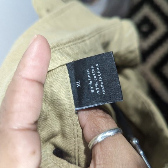 BUNDLE Sean John Linen Cotton Button Down Shirt Men's Size XL - Picture 5 of 9